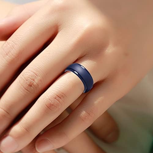 2023 Új Férfi Eljegyzési Gyűrűk jelent meg verse a Párok Esküvői Kör Gumi Gyűrűk középiskolai Gyűrűk (H, Egy Méret)