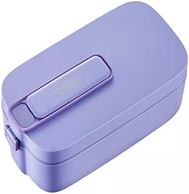 GENIGW 1L Elektromos uzsonnás Doboz, Élelmiszer-Tartály Hordozható Étel Melegítő Rozsdamentes Acél Nélküli Fűtési Bento Box