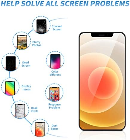 iPhone 12/12 Pro Képernyő Cseréje 6.1 a fülhallgató Hangszóró, illetve Proximity Szenzor, 12pro 3D-s Touch Kijelző LCD Digitalizáló