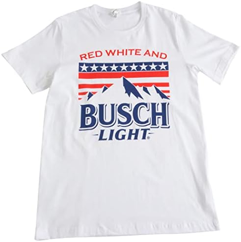Busch Fény Piros-Fehér-Busch Fény a Hegyek Fehér Póló
