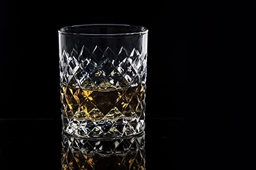 Crystal Design Whiskys Pohár Készlet 2 Whisky, Whiskey-t, vagy a Likőr, Egyedi Ajándék Férfiaknak