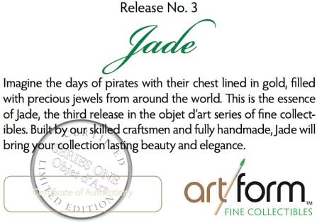 Objet d ' art Kiadás 3. Jade kincsesláda Kézzel készített Ezüst Fém Doboz Bizsu