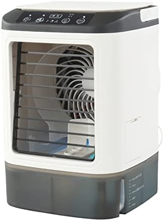 AMAYYAmnkt Szobában Légkondicionáló, Mini légkondícionáló Haza Hűtő Asztali Kis Hordozható Ventilátor Színes Fények Permetező