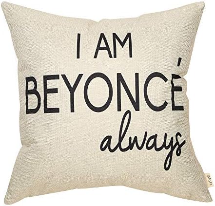 Fjfz Vicces Dekoráció Beyonce Mindig én vagyok, Michael Scott Jel Dekorációval Pamut Ágynemű Haza Dekoratív Dobja párnahuzat