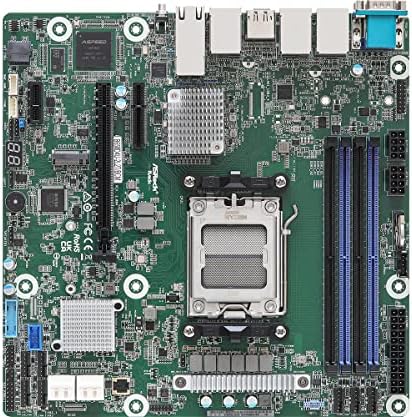 Az AsRock Rack B650D4U-2L2T/BCM Micro-ATX Szerver Alaplap Egyetlen Socket AMD Ryzen 7000 Sorozatú Processzorok (LGA 1718) B650E