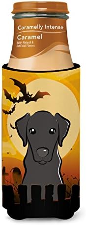 Caroline Kincsek BB1793MUK Halloween Fekete Labrador Ultra Ölelkezős a Vékony doboz, Lehet Hűvösebb Ujja Ölelkezős Mosható Gép Italt Ujja Ölelkezős
