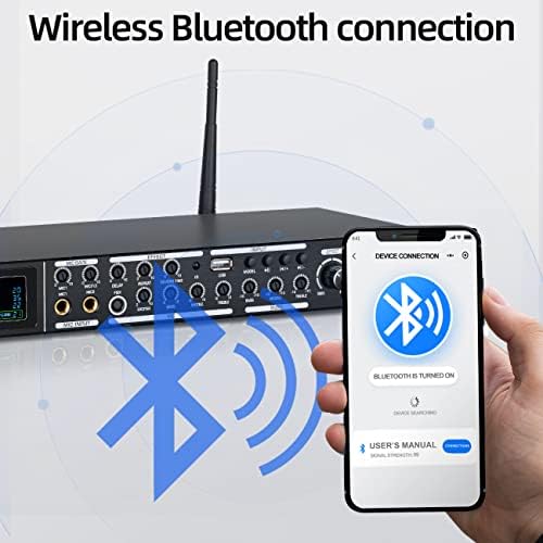 Bomaite FBX-4 Professzionális Audio Digitális Hatás Processzor Bluetooth Karaoke Hang, Audio-Rendszer Hatása