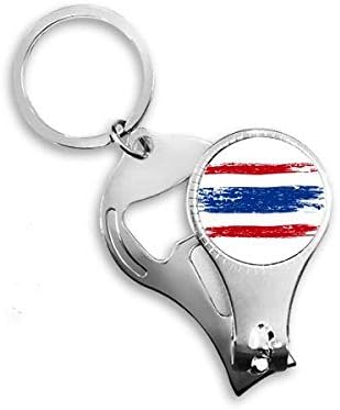 Akvarell Rajz Thaiföld Zászló Illusztráció Köröm Zimankó Gyűrű Kulcstartó Sörnyitó Clipper
