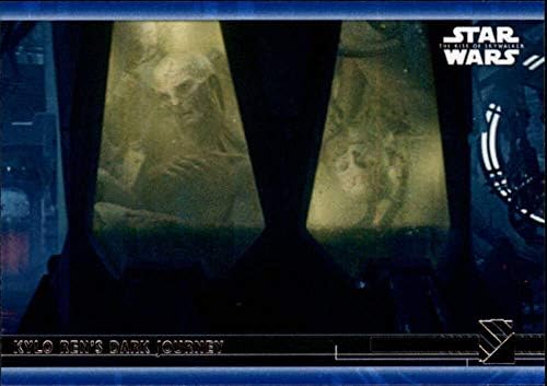 2020 Topps Star Wars A Rise of Skywalker Sorozat 2 Kék 3 Kylo Ren Sötét Utazás (Snokes) Kereskedelmi Kártya