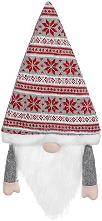 Karácsonyi Gnome Csúcsdíszt Karácsonyfa Topper Karácsonyi Gnome Baba Karácsony Karácsonyfa Díszítés Fél Lakberendezés Labdát Mini