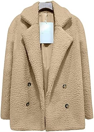 Női Polár Kabátok Kabátok, Plus Size Divatos Dzseki Lady Hosszú Ujjú Haza Őszi Tömör, Vastag Kabát Hajtókáját
