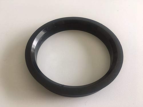NB-AERO (4) Polycarbon Hub Központú Gyűrűk 72.62 mm (Kerék), hogy 57.1 mm (Hub) | Hubcentric Középső Gyűrű 57.1 mm 72.62 MM