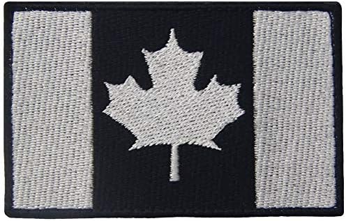 Taktikai Kanadai Zászló Javítás Hímzett Morál Applied Rögzítő Horog & Hurok Jelkép