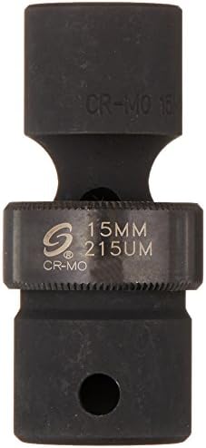 Sunex 215um 1/2 Hüvelykes merevlemez-Meghajtó 15 mm-es Univerzális Hatása Aljzat