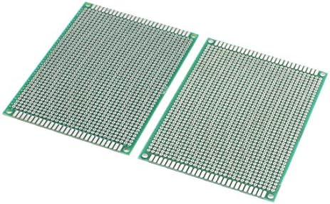 ÚJ LON0167 10db kétoldalas Prototípus Solderable Papír Egyetemes PCB-Testület 8cmx12cm(10db Doppelseitiger Prototyp L_tbares