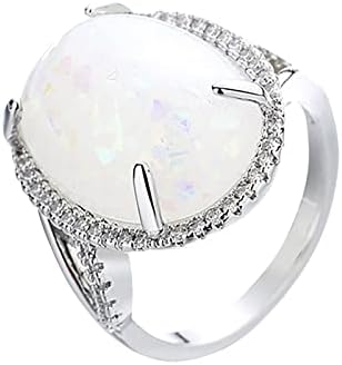 2023 Új, Négy Karmos Drágakő Gyémánt Gyűrű Női Divat Ékszerek Legnépszerűbb Tartozékok Állat Gyűrű (Ezüst, 8)