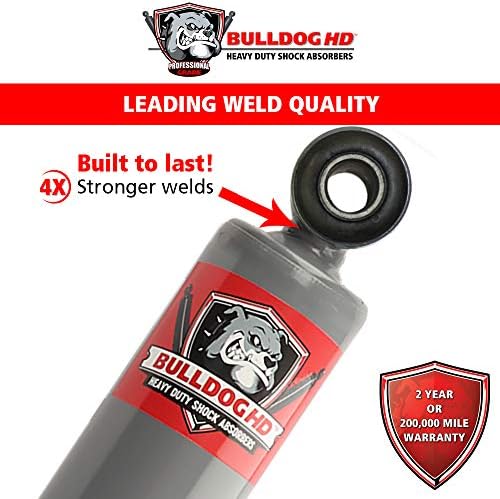 Bulldog HD HD1116-0034 nagy teljesítményű lengéscsillapító, a Nemzetközi 4700 FWD Sokk
