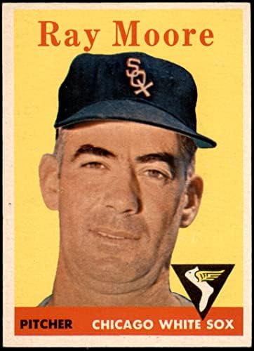 1958 Topps 249 Ray Moore Chicago White Sox (Baseball Kártya) EX/MT White Sox