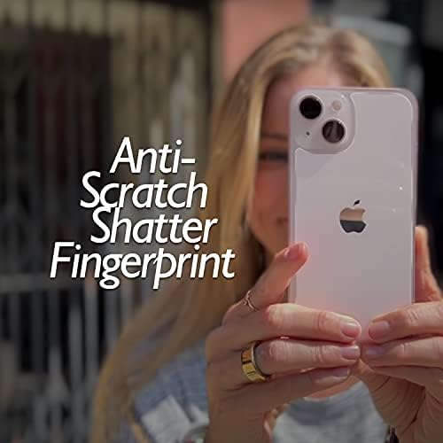 Shacoryze Vissza képernyővédő fólia iPhone 13 mini [3-Pack], Hátsó Edzett Üveg [Haptikus Touch] Vérmérséklete Üveg Film Prémium