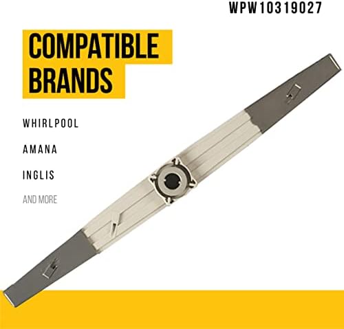 WPW10319027 W10319027 Alacsonyabb Spray Arm - Kompatibilis Amana Inglis Whirlpool Mosogatógép Alkatrész - Helyettesíti AP6019436 2209797 PS11752743