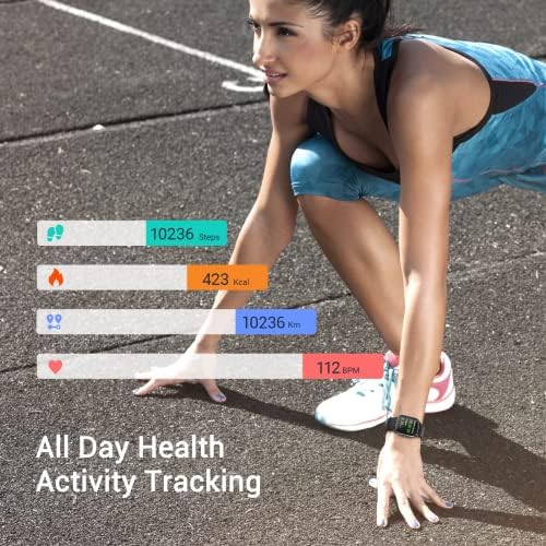 LFUTARI Intelligens Karóra Kompatibilis iPhone, illetve Android Telefonok, Fitness Tracker Heart Rate Monitor, Aludni Monitor & Vér