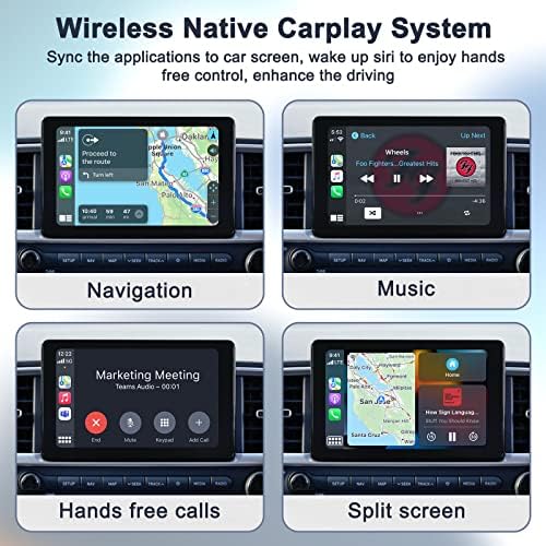 Vezeték nélküli CarPlay Adapter iPhone, Vezeték nélküli CarPlay Dongle Plug & Play 5 ghz-es WiFi-Auto-Csatlakozás Nincs