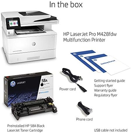 HP LaserJet Pro MFP M428fdw Vezeték nélküli Monokróm multifunkciós Nyomtató beépített Ethernet & 2-oldalas nyomtatás működik