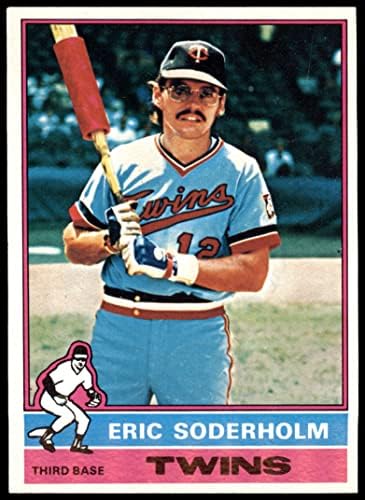 1976 Topps 214 Eric Soderholm Minnesota Twins (Baseball Kártya) NM Ikrek