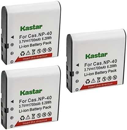Kastar 2-Pack Akkumulátor NP-40 Csere Minolta NP-40 Akkumulátor, Minolta MN4K100Z 4K Ultra HD, Minolta MN4K30NV 4K Ultra HD / 30 MP,