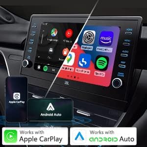 4 az 1-ben Vezeték nélküli Carplay Adapter, Vezeték nélküli Android Auto Adapter a Netflix, YouTube, TV Live, 2023 Verzió varázsdoboz