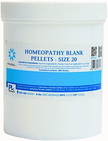 A homeopátia Üres PELLET Mérete 20 - Twin Pack