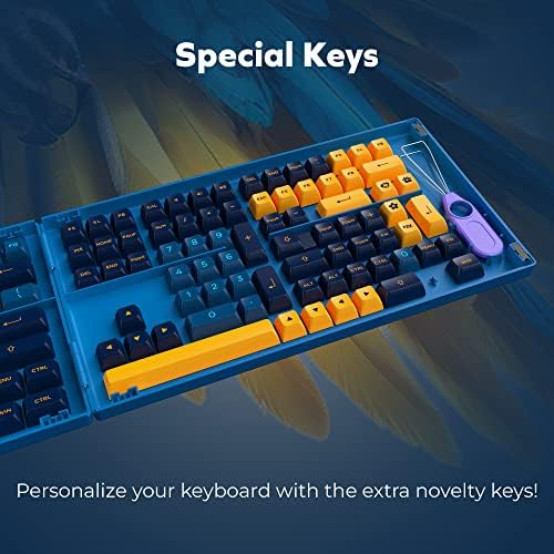 AKKO 3098S Ara 1800 Mechanikus Vezetékes Gaming Keyboard | LED RGB Vezetékes Billentyűzet PBT Keycaps | USB-C Vezetékes Mechanikus Billentyűzet