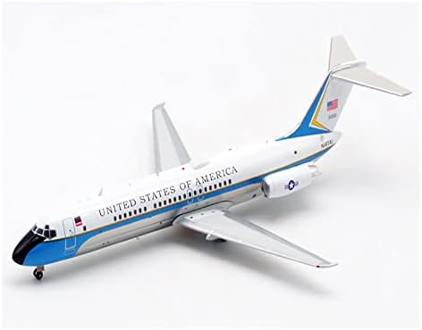 HATHAT Alufelni Gyanta Gyűjthető Repülőgép Modellek 1/200 a Vc-9c DC-9-es Kormány Jet Modell N681al Alufelni Gyűjthető Repülőgép Modell Dekoráció,
