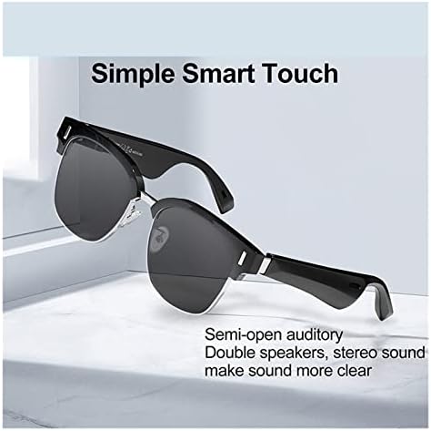 VPSN Okos Szemüveg Anti-Kék Audio Szemüveg Vezeték nélküli Bluetooth Nyitva fülhallgató Hangszóró Headset Kihangosító Zene
