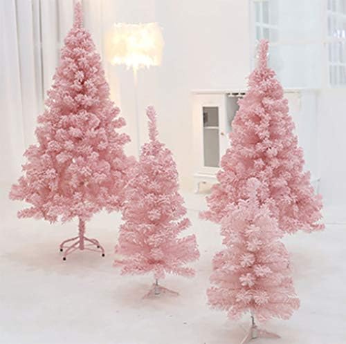 Rózsaszín Mesterséges Karácsony Fa, Fém Támogatja, Könnyen Összeszerelhető Speciális 3.94 Láb (1,2 m) Mesterséges Karácsony Fa, Fém Támogatása,