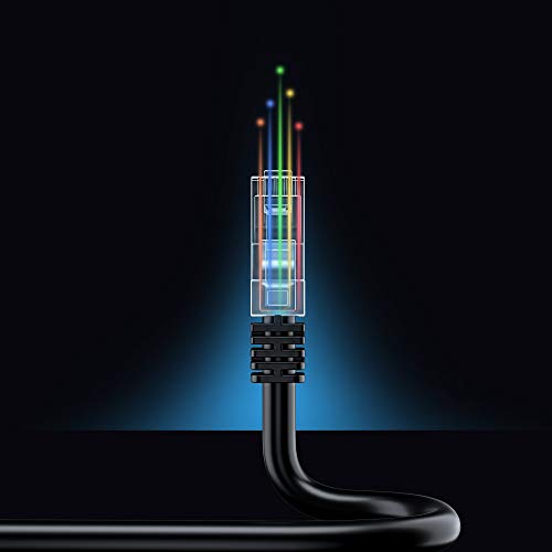 Maximm Cat 6 Ethernet-Kábel 4.0 Ft, - os Tisztaságú Réz, Cat6 Kábel (24 Db) LAN-Kábel, Internet, Kábel Hálózati Kábel - UTP (Multicolor)