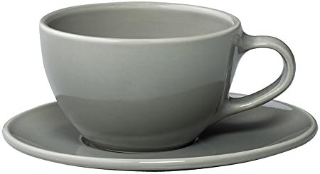 Kinto TOPO 26552 Cup & Csészealj, 10.1 fl oz (300 ml), Szürke