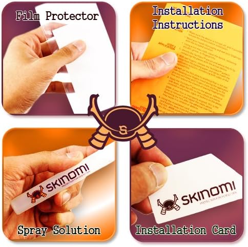 Skinomi Teljes Test Bőr Védő Kompatibilis a HTC Sensation XE (képernyővédő fólia + hátlap) TechSkin Teljes Lefedettség Tiszta HD Film