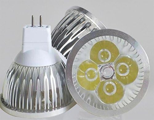 MR16 LED Izzók 4Watt MR16 GU5.3 Bázis 12V 4W LED fényszóró Izzó a Táj Világítás,Egyenértékű 50 Wattos Halogén,hideg Fehér,Csomag 8