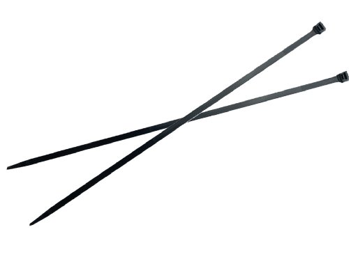 Burndy CT120400L0 Unirap Nylon 6/6 UV Stabilizált Standard Kábel Nyakkendő, 0.3 Szélesség, 15.25 Hossz, 4 Csomag Átmérőjű, 120 kg szakítószilárdság