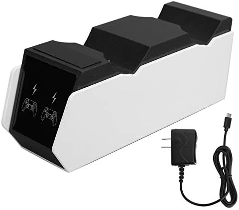 Gyors Töltés Hordozható Könnyű Szállítására Dual Controller Töltő Töltő Állomás a PS5 a Led Jelzőfény a PS5 a PS5(American Standard (100-240v))