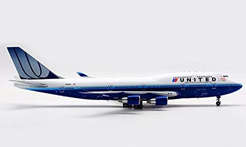 JC Szárnyak United Airlines AMERIKAI B747-400 N199UA 1/200 fröccsöntött Repülő Modell