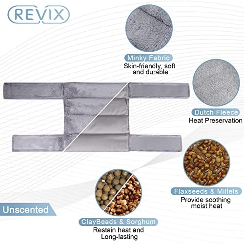 REVIX Mikrohullámú melegítő párna a Térd Fájdalom & Arthritis Könyök,Izom -, Ízületi, valamint Extra Nagy Mikrohullámú sütő Fűtött