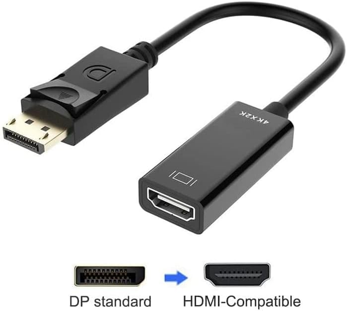 BELLESTAR Prémium DisplayPort-HDMI Kábel Video Converter DP Adapter 1080p 2160p 4K-s FullHD 20CM