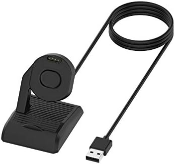 Töltő Dokkoló Kompatibilis a Suunto 7, Hordozható Mágneses Csere, Töltő Állvány Adapter USB Töltő kábel Kábel a Suunto 7 SmartWatch - Fekete