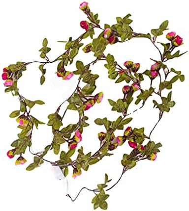 VORCOOL 2. 2m Mesterséges Virág Szőlő String Fény Zöld Koszorú Hamis Levél Növények Ál Virágok, Dekoráció, Otthon, Konyha Kert Hivatal
