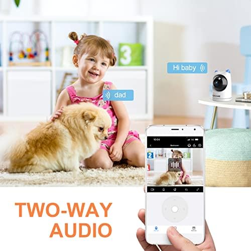 Kutya Kamera,1080P FHD WiFi IP Kamera Intelligens Pan/Tilt/Zoom, Vezeték nélküli Biztonsági Dome Kamera, a Kutya, Mind a 2,4 GHz-es& 5