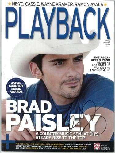 Brad Paisley-vel aláírt Lejátszás Teljes Magazin Őszi/Téli 2007- DD63015 (nincs címke) - SZÖVETSÉG Igazolt - Zene Magazin