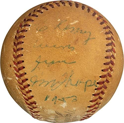 Jim Thorpe Egyetlen Dedikált, Aláírt Nemzeti League Baseball PSA DNS-COA - Dedikált Baseball