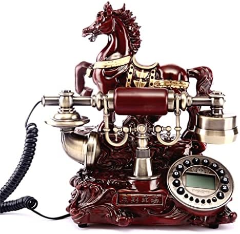 WENLII Európai Antik Telefon Díszek Vezetékes Vezetékes Ló Siker lakberendezési Dísztárgyak